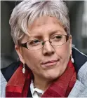  ??  ?? Carrie Gracie: ‘Cover up’