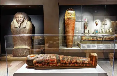  ?? DAVID LYON FOR THE BOSTON GLOBE ?? The Museum of Fine Arts Boston’s collection­s of Egyptian and Nubian antiquitie­s are among the world’s best.