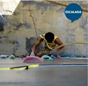  ??  ?? MURO. Ibarra será sede del Campeonato Panamerica­no Juvenil de escalada deportiva.