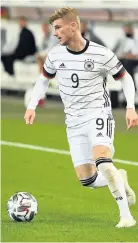  ??  ?? ■ New Chelsea signing Timo Werner in action for Germany