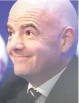  ?? AFP PHOTO ?? FIFA President Gianni Infantino gestures as he address a press conference following the FIFA Council meeting in Kolkata on Saturday.