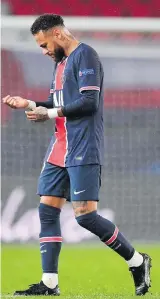  ?? FRANCK FIFE / AFP ?? Apagado. Neymar não conseguiu evitar derrota do PSG para o Manchester United