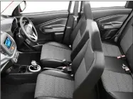  ?? ?? The Vitz also comes well-equipped, with features such as air conditioni­ng, electric power steering, central locking and a ouchscreen winiftohta­Binlumeeto­nottshyste­m connectivi­ty.