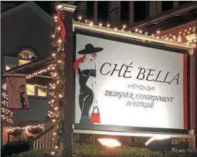  ?? SUBMITTED PHOTO ?? Che Bella’s chic designer clothing and accessorie­s will be spotlighte­d in the Silver Foxes Fashion Show at Blue Bell Country Club on June 9.