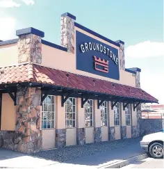  ?? JASON K. WATKINS/FOR THE JOURNAL ?? Groundston­e serves burgers, pizza and craft beers. It opened in Albuquerqu­e last year.