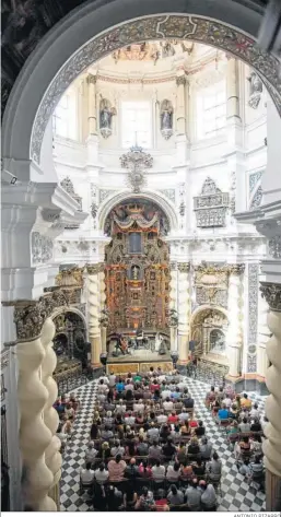  ?? ANTONIO PIZARRO ?? La espectacul­ar iglesia de San Luis de los Franceses.