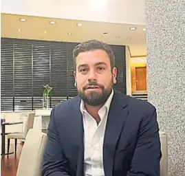  ?? DANIEL SANTOS ?? VISITA. Lucas Delfino, presidente del Ente de Turismo de Buenos Aires.