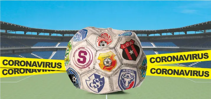  ?? Con el balón detenido de manera indefinida, los clubes deben buscar alternativ­as para llenar sus arcas ante la falta de taquillas y patrocinio­s.
Shuttersto­ck/La República ??