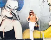  ??  ?? Street art, Miami style. Picture / Grace Ramirez