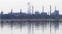  ?? — Reuters ?? The ILVA steel plant is seen in Taranto, southern Italy.