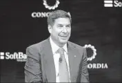  ?? Riccardo Savi Getty Images for Concordia Summi ?? MARCELO CLAURE, now leading We Co., took the reins of Sprint, also a SoftBank asset, five years ago.