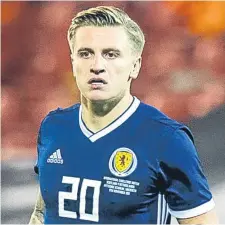  ??  ?? Scotland striker Jason Cummings.