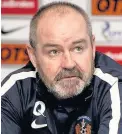  ??  ?? NOT IMPRESSED Killie boss Clarke