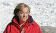  ?? Foto: dpa ?? Im Winter und Sommerspor­t zu Hause: Kanzlerin Angela Merkel.