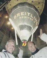  ??  ?? 2
Bertrand Piccard and Brian Jones became the first to travel round the Earth in a hot air balloon on this day in 1999