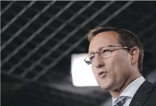  ?? SEAN KILPATRICK/ THE CANADIAN PRESS ?? Justice Minister Peter MacKay spurred controvers­y over comments on gender roles. It started when he said there was a dearth of female judges because women weren’t applying.