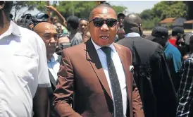  ?? /Alon Skuy/The Times ?? Off the hook: Mduduzi Manana, the former deputy minister of education and training, will not be prosecuted for allegedly assaulting his former domestic worker.