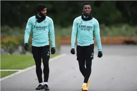  ?? Stuart MacFarlane/Getty Images ?? Alexandre Lacazette and Eddie Nketiah have impressed in recent weeks. Photograph: