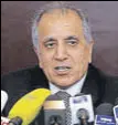  ?? AP/FILE ?? Zalmay Khalilzad