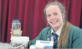  ?? Photo: JOHN BISSET/FAIRFAX
NZ ?? Laura Robinson: The Craighead student is fundraisin­g to go on a volunteer trip to Uganda to help with health and services in the town of Mukono.