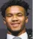  ??  ?? Kyler Murray spurned the A’s to pursue a career in the NFL.