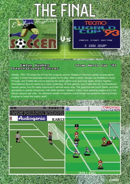 How long is Tecmo World Cup '93?