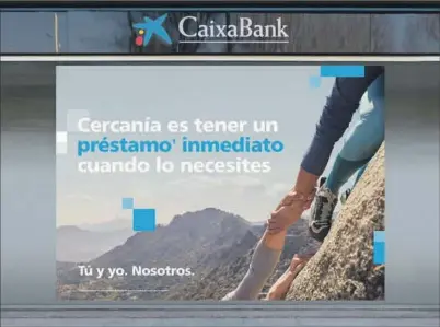  ?? ?? Detalle de la campaña comercial desplegada por el banco en sus sucursales.