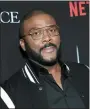  ?? PHOTO BY EVAN AGOSTINI/INVISION/ AP ?? Writer-director-actor Tyler Perry attends the premiere of Tyler Perry’s “A Fall from Grace,” at Metrograph, Monday, Jan. 13, in New York.