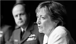  ?? Adrian Wyld / The Cana dian Press ?? A report by former Supreme Court justice Marie Deschamps on sexual misconduct in the Canadian Forces calls for “comprehens­ive cultural change.”