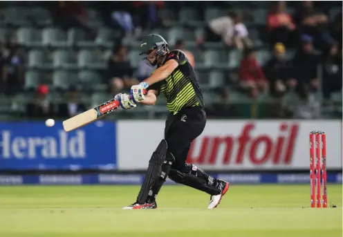  ?? Photo: Supplied ?? Jon-Jon Smuts in action for the Warriors during the recent CSA T20 Challenge.