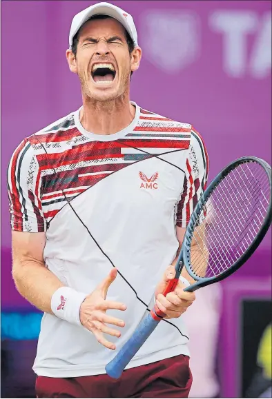  ??  ?? Andy Murray will aim to put his recent injury woes behind as he begins his campaign tomorrow