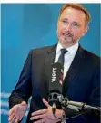  ?? FOTO: FABIAN SOMMER/DPA ?? Bundesfina­nzminister Christian Lindner (FDP) plant derzeit keine Bürgerentl­astung.