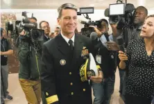  ?? J. Scott Applewhite / Associated Press ?? Rear Adm. Ronny Jackson has denied the existence of any inspector general report detailing troubling behavior.