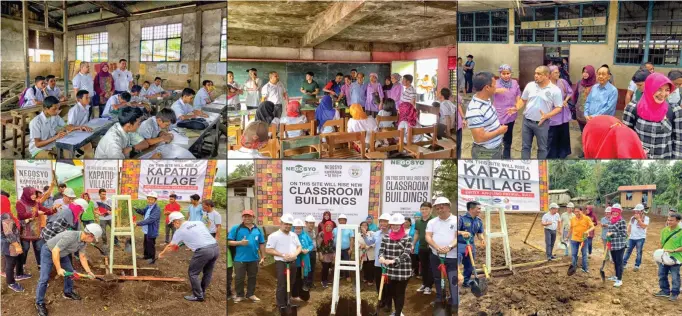  ??  ?? Sulu provincial photos show some of the projects launched recently through “Go Negosyo” program in Sulu province in southern Philippine­s.