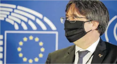  ?? Stephanie Lecocq / Efe ?? L’expresiden­t de la Generalita­t Carles Puigdemont, el 14 de gener, al Parlament Europeu.