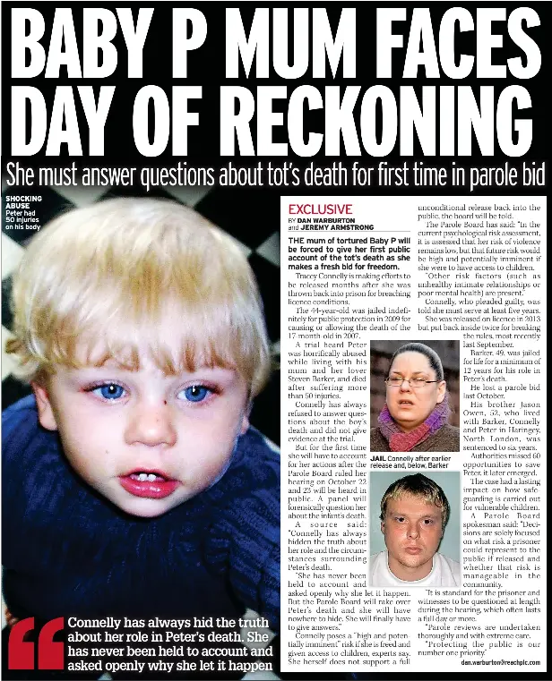 BABY P MUM FACES DAY OF RECKONING - PressReader