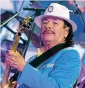  ??  ?? Carlos Santana (3pm, Radio 2)