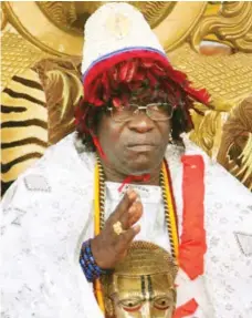  ??  ?? Attah of Igala, Dr. Michael Idakwo Ameh Oboni II