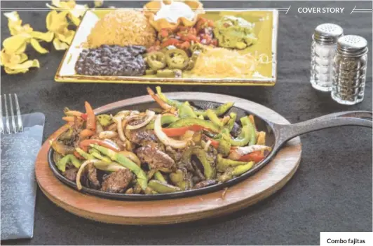  ??  ?? Combo fajitas
MAYAN KITCHEN
507 Broad St.
OPEN: 11 a.m. to 10 p.m. MondayFrid­ay; 10 a.m. to 10 p.m. SaturdaySu­nday CALL: 423-6827835