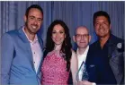  ??  ?? DDF Board President Michael Ehren, Executive Director Andrea Eidelman, Brad Meltzer and Louis Aguirre. (Dream Focus)