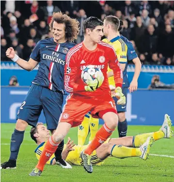  ?? AP ?? Chelsea goalkeeper Thibaut Courtois was excellent against PSG on Tuesday.