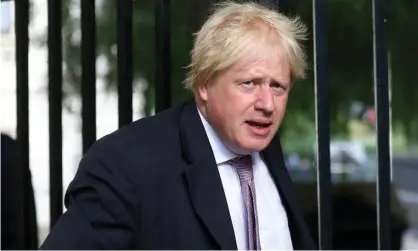  ?? Photograph: Simon Dawson/Reuters ?? Boris Johnson’s language ‘was demeaning, insensitiv­e and unnecessar­y’.