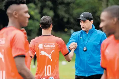  ?? FOTO CORTESÍA DIM ?? Tras la llegada del guaraní Aldo Bobadilla como técnico, los jugadores de Independie­nte Medellín se sienten confiados de llegar a la fase final de la Liga Águila-2.