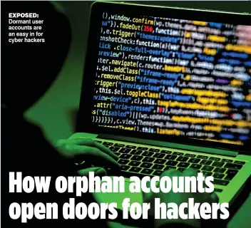  ?? ?? exposed: Dormant user accounts are an easy in for cyber hackers