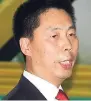  ??  ?? Niu Qingbao, Chinese ambassador to Jamaica.