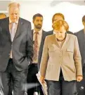  ?? REUTERS ?? ANGELA MERKEL no logró convencer al Partido Liberal