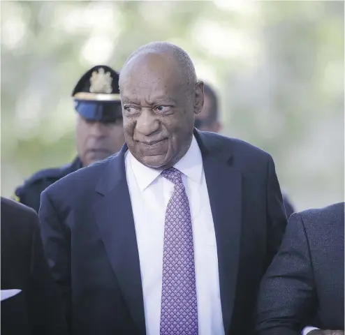  ?? MATT ROURKE / THE ASSOCIATED PRESS ?? Bill Cosby, 79, might testify at his sex assault trial after all, his spokesman hinted on Friday.