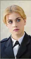  ?? SEARLE/MASTERPIEC­E AMANDA ?? Stefanie Martini plays the young policewoma­n on PBS’ rewind of the “Prime Suspect” series. On “Prime Suspect: Tennison,” Martini plays a rookie just learning the ropes in a very sexist environmen­t.