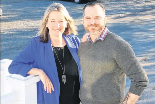  ?? CAROLE MORRIS-UNDERHILL ?? Dr. Belinda Seagram, a registered psychologi­st and owner of Seagram and Associates, and social worker and military veteran Doug Allen are excited to announce the new day treatment facility they’re launching this fall to help people with PTSD.