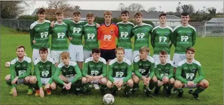  ??  ?? Wicklow Rovers, who lost out to Wicklow Town in their Pat O’Toole Division 1 clash.